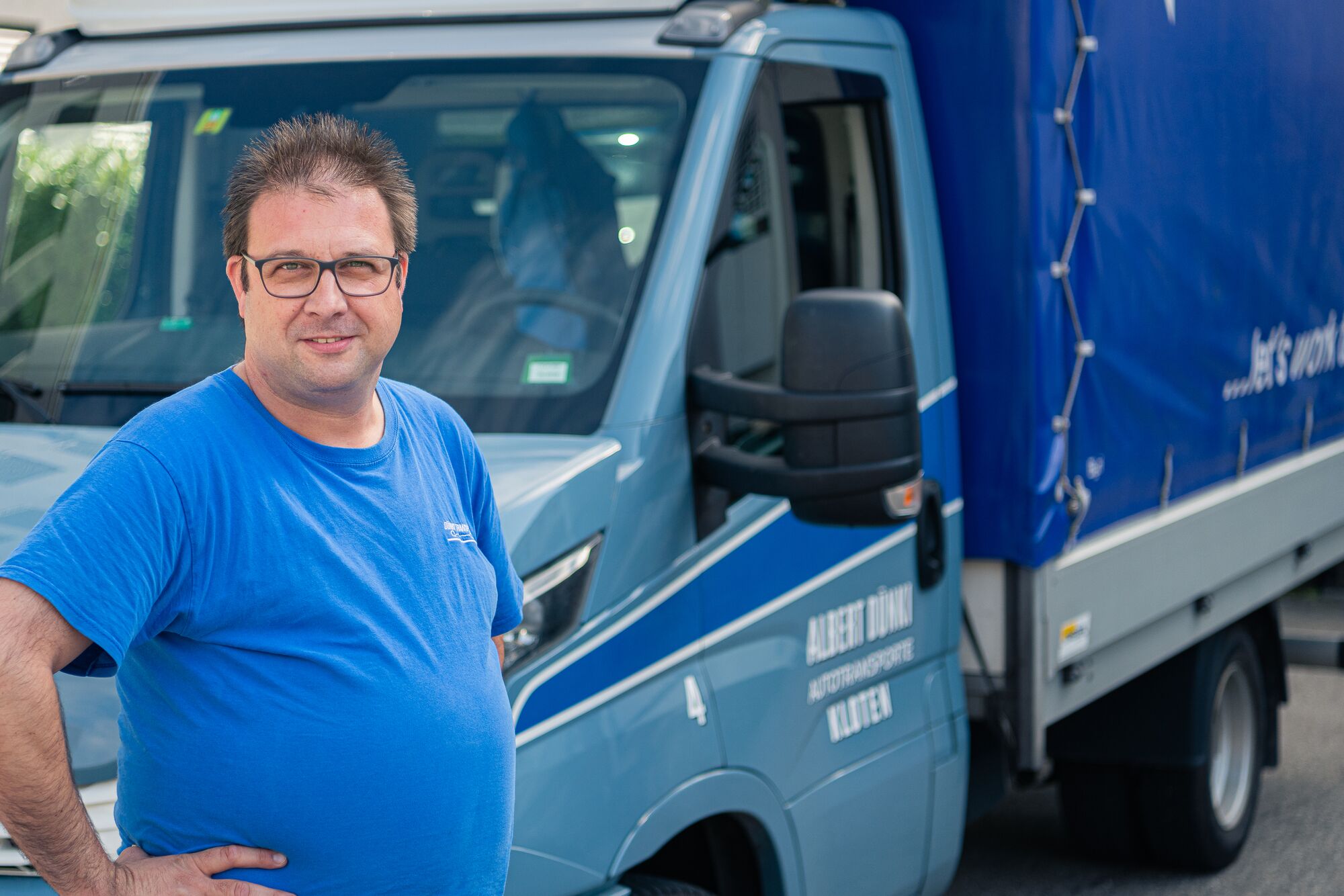 Lieferwagen Chauffeur - Stefan Nüst - Dünki Transporte AG - Kloten